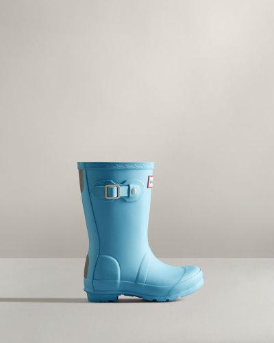 Blue Kids' Hunter Original Rain Boot Short Rain Boots South Africa | 037CCW7