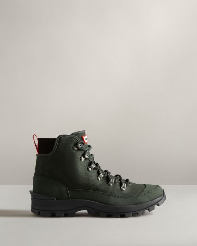 Green Men's Hunter Canvas Desert Commando Boot Ankle Boots South Africa | FCGJ2DD