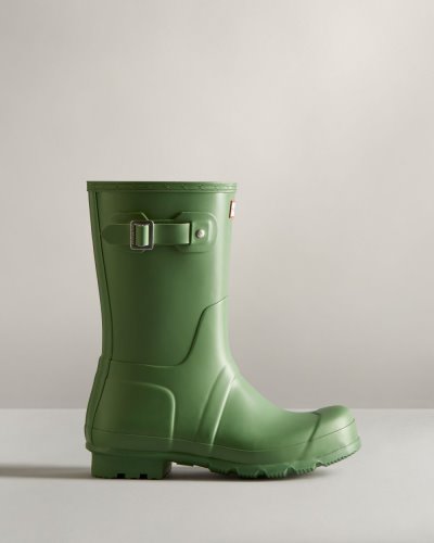 Green Men's Hunter Original Short Rain Boot Short Rain Boots South Africa | UPSMS4F