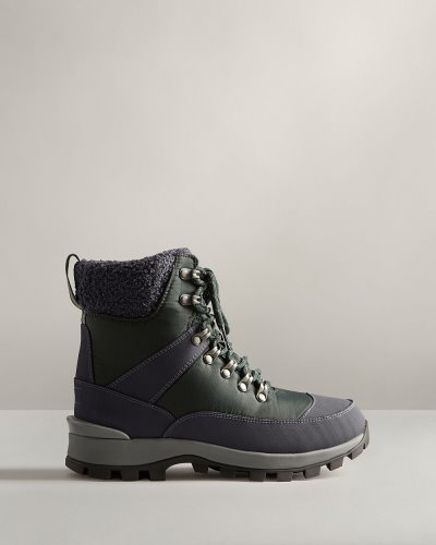 Green / Navy Women's Hunter Insulated Recycled Polyester Commando Boot Insulated Boots South Africa | KBB6LTZ