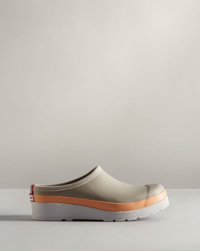 Grey / Coral Women's Hunter Play Speckle Sole Clogs Clogs South Africa | R6WPOBZ