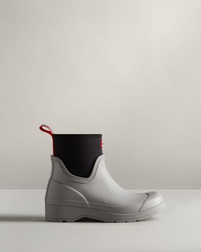 Light Grey Women's Hunter Play Short Neoprene Rain Boot Play Boots South Africa | 0P2T3P4