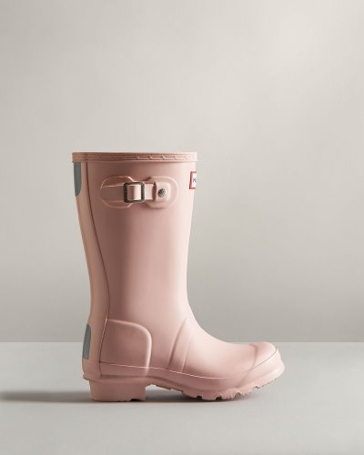 Pink Kids' Hunter Original Rain Boot Tall Rain Boots South Africa | HPJ1NLT