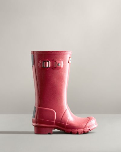 Pink Kids' Hunter Starcloud Rain Boot Tall Rain Boots South Africa | 9YF2UU8