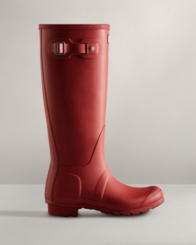 Red Women's Hunter Original Tall Rain Boot Tall Rain Boots South Africa | AJ4FRP4