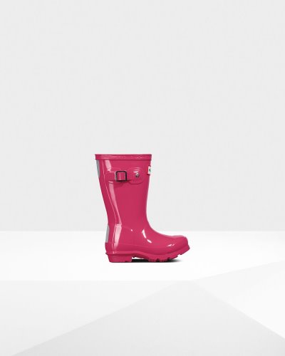 Rose Kids' Hunter Original Gloss Rain Boot Short Rain Boots South Africa | 7TXEY0L