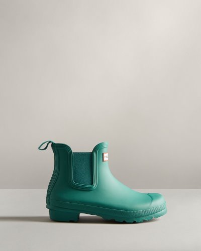 Turquoise Women's Hunter Original Chelsea Boot Chelsea Boots South Africa | EUADBK9