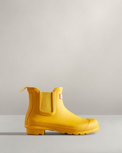 Yellow Women's Hunter Original Chelsea Boot Chelsea Boots South Africa | K5FWVGU