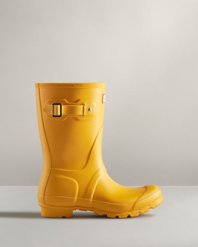 Yellow Women's Hunter Original Short Rain Boot Short Rain Boots South Africa | BE4JHML