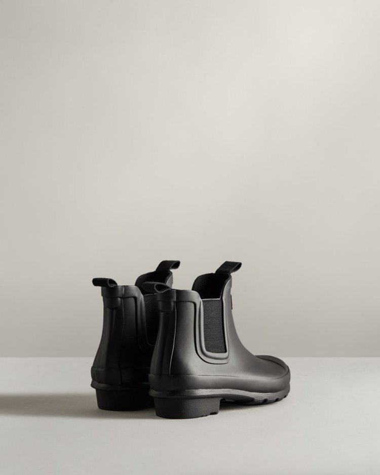 Black Kids' Hunter Original Chelsea Boot Chelsea Boots South Africa | NCUMS4E