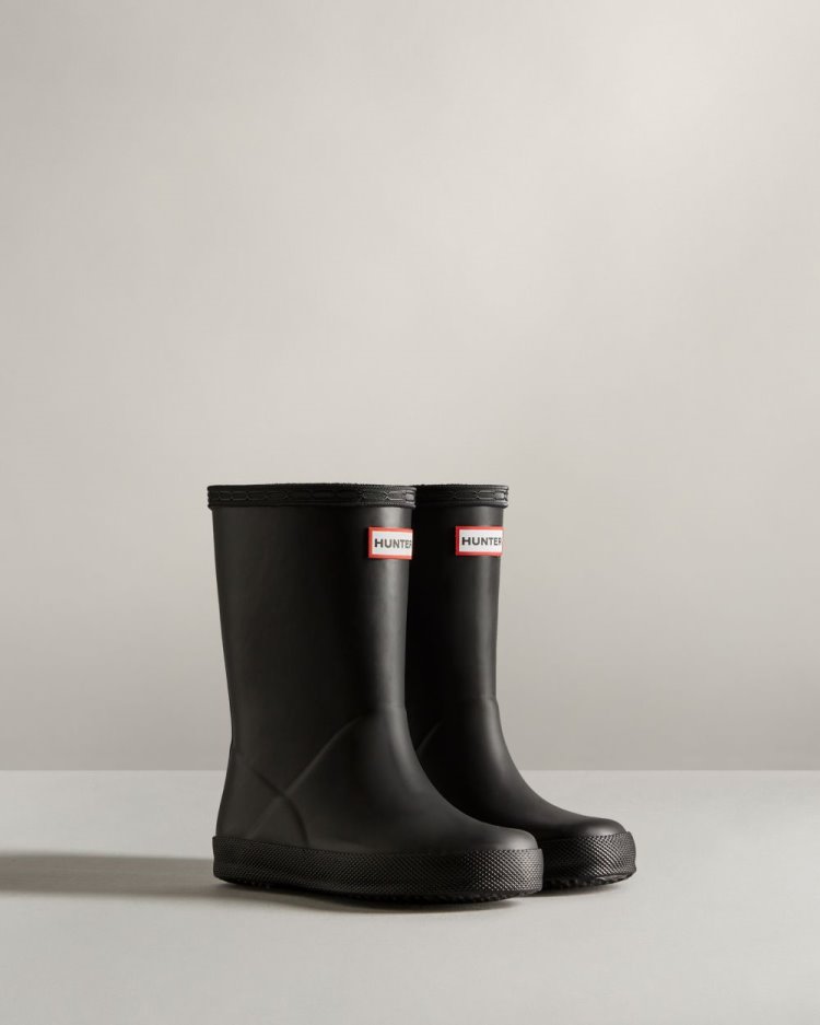 Black Kids' Hunter Original First Classic Rain Boot Short Rain Boots South Africa | 2OXP549