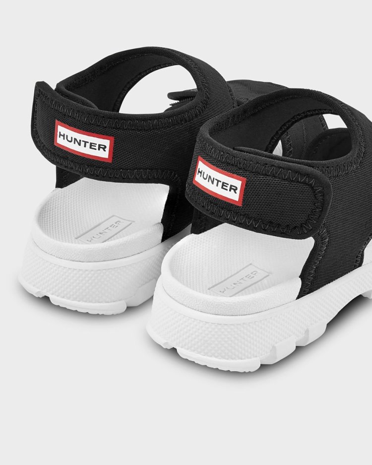 Black Kids' Hunter Outdoor Walking Sandal Walking Sandals South Africa | UECFBWH