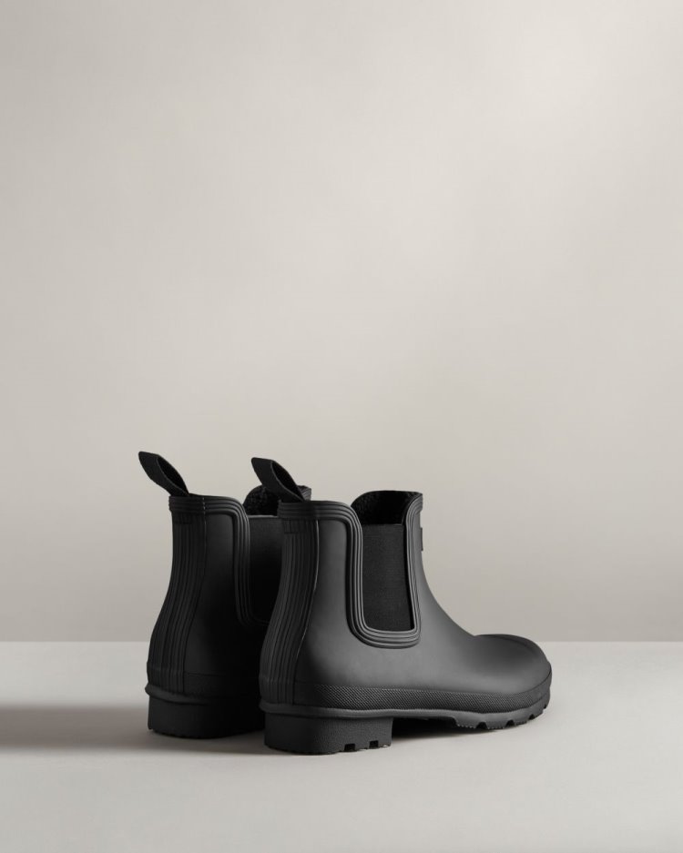 Black Men's Hunter Insulated Chelsea Boot Chelsea Boots South Africa | BE9WGV2