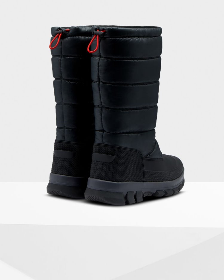 Black Men's Hunter Insulated Tall Snow Boot Snow Boots South Africa | W99IY5C