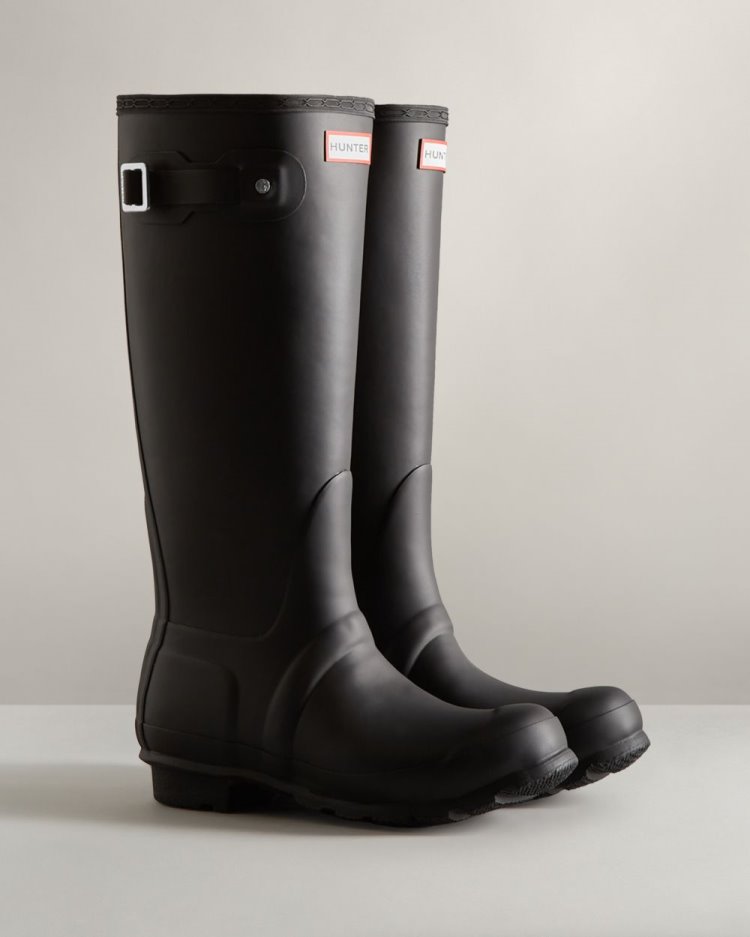 Black Women's Hunter Tall Insulated Rain Boot Tall Rain Boots South Africa | L2P80L0