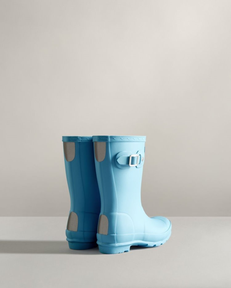 Blue Kids' Hunter Original Rain Boot Short Rain Boots South Africa | 037CCW7