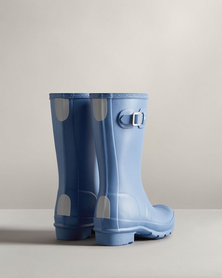 Blue Kids' Hunter Original Rain Boot Short Rain Boots South Africa | 3D1GA15