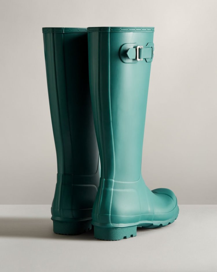 Blue Men's Hunter Original Tall Rain Boot Tall Rain Boots South Africa | A34MRN4