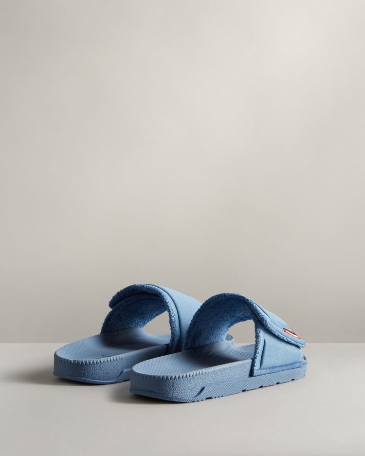 Blue Women's Hunter Adjustable Slides Slides South Africa | V7WWN9W