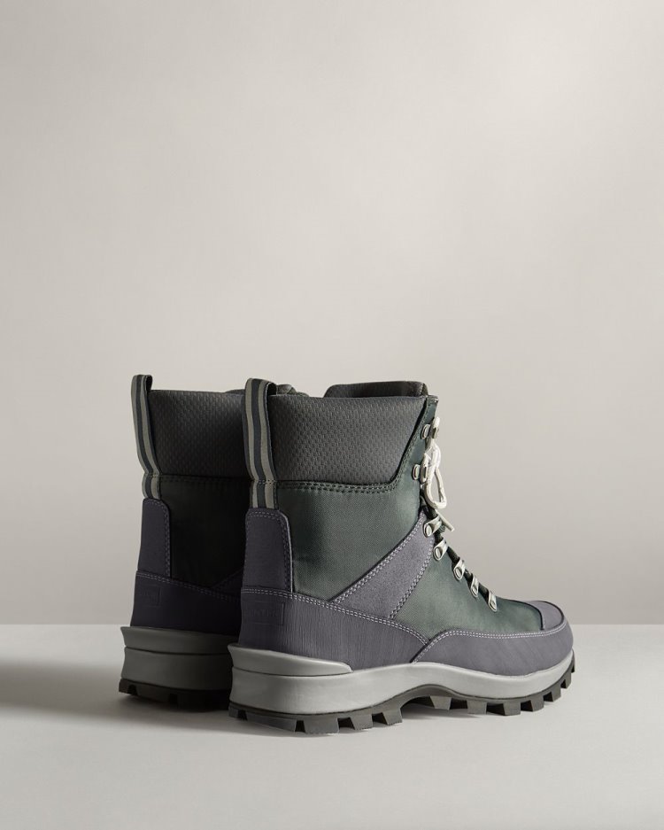 Green / Navy Men's Hunter Insulated Recycled Polyester Commando Boot Winter Boots South Africa | 5VIDIMG