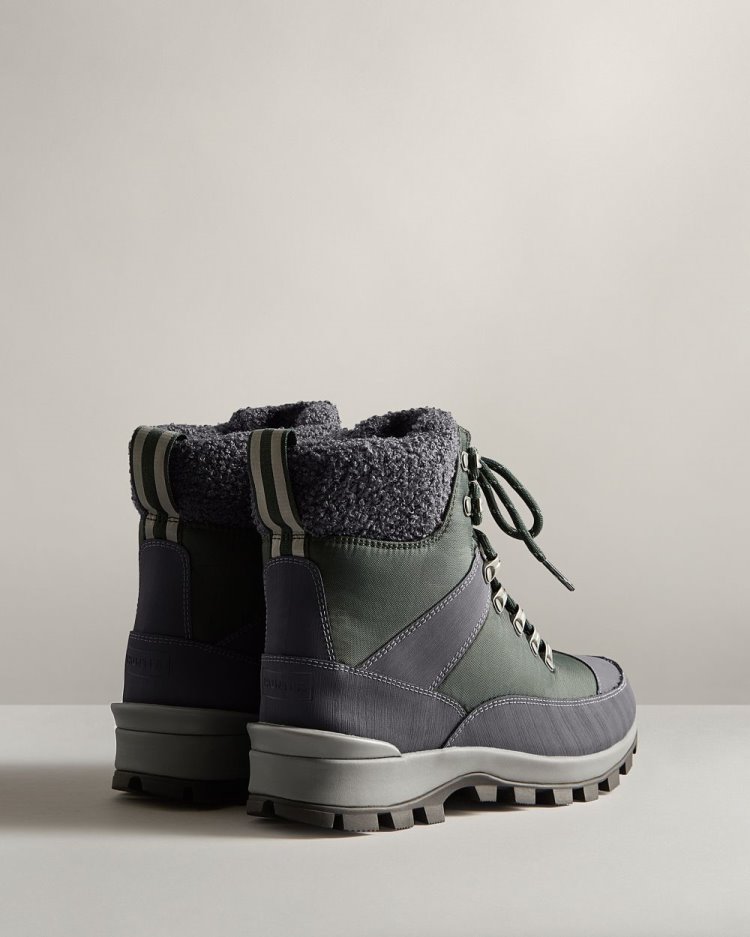 Green / Navy Women's Hunter Insulated Recycled Polyester Commando Boot Insulated Boots South Africa | KBB6LTZ