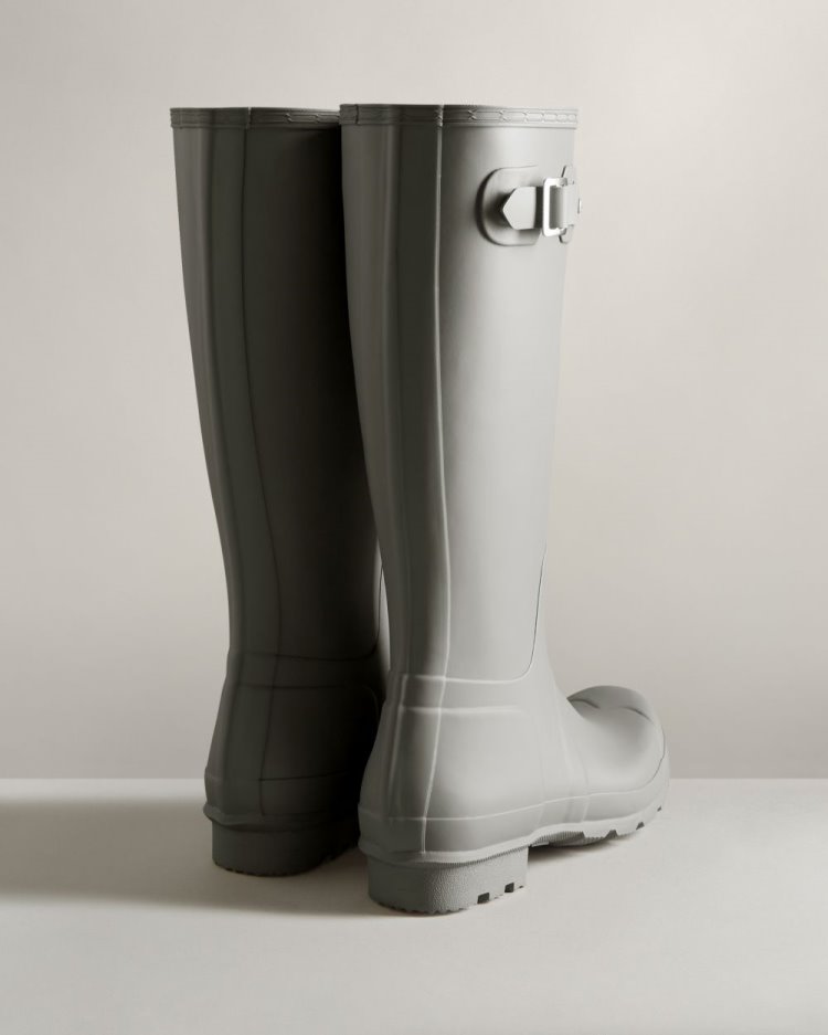 Grey Men's Hunter Original Tall Rain Boot Tall Rain Boots South Africa | HKLG70Z