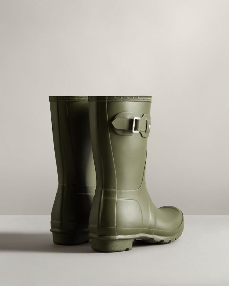 Olive Women's Hunter Original Short Rain Boot Short Rain Boots South Africa | Z7SL9F8