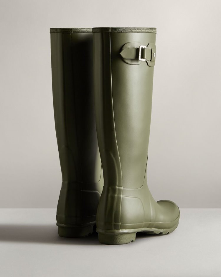 Olive Women's Hunter Original Tall Rain Boot Tall Rain Boots South Africa | VJNO5LG