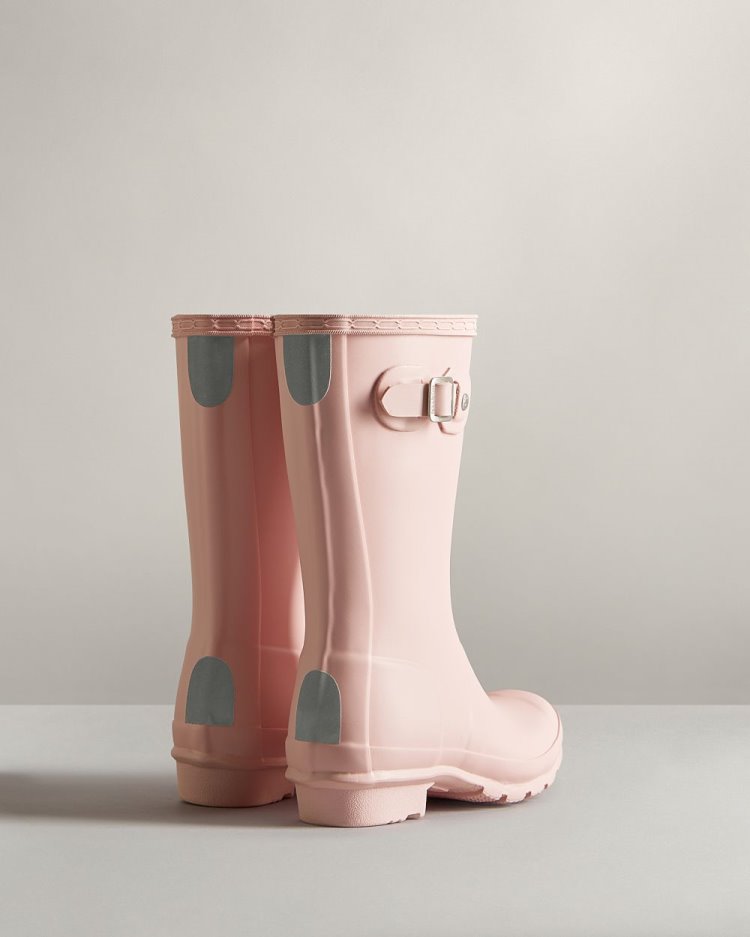 Pink Kids' Hunter Original Rain Boot Tall Rain Boots South Africa | HPJ1NLT