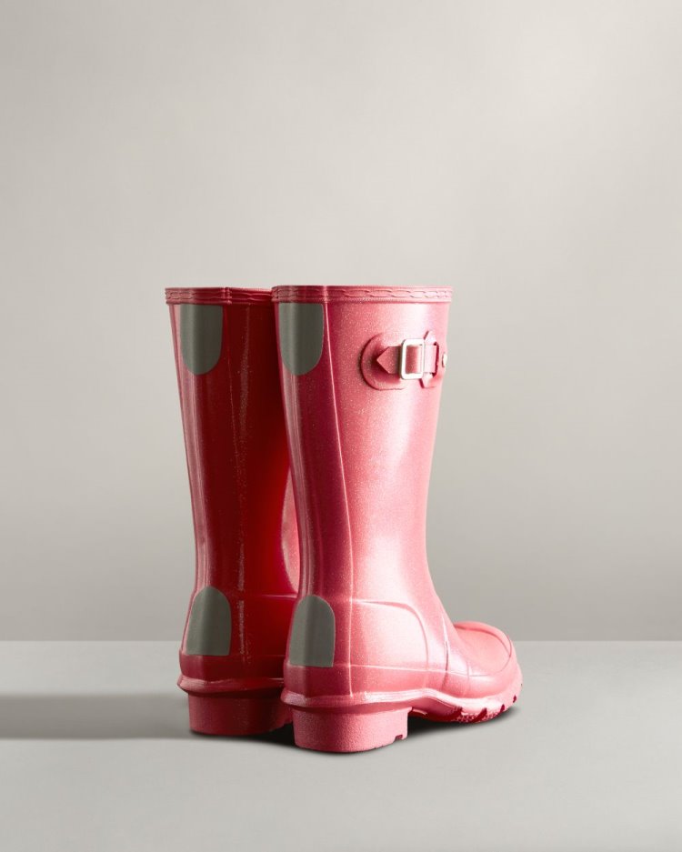 Pink Kids' Hunter Starcloud Rain Boot Tall Rain Boots South Africa | 9YF2UU8