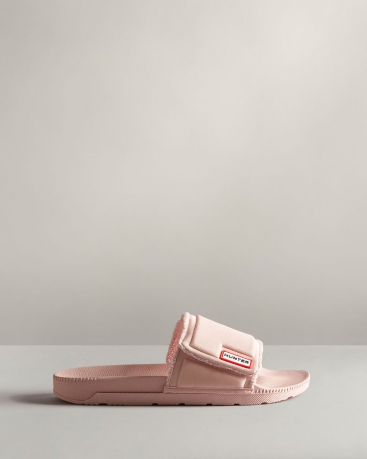 Pink Women's Hunter Adjustable Slides Slides South Africa | Z985JG1