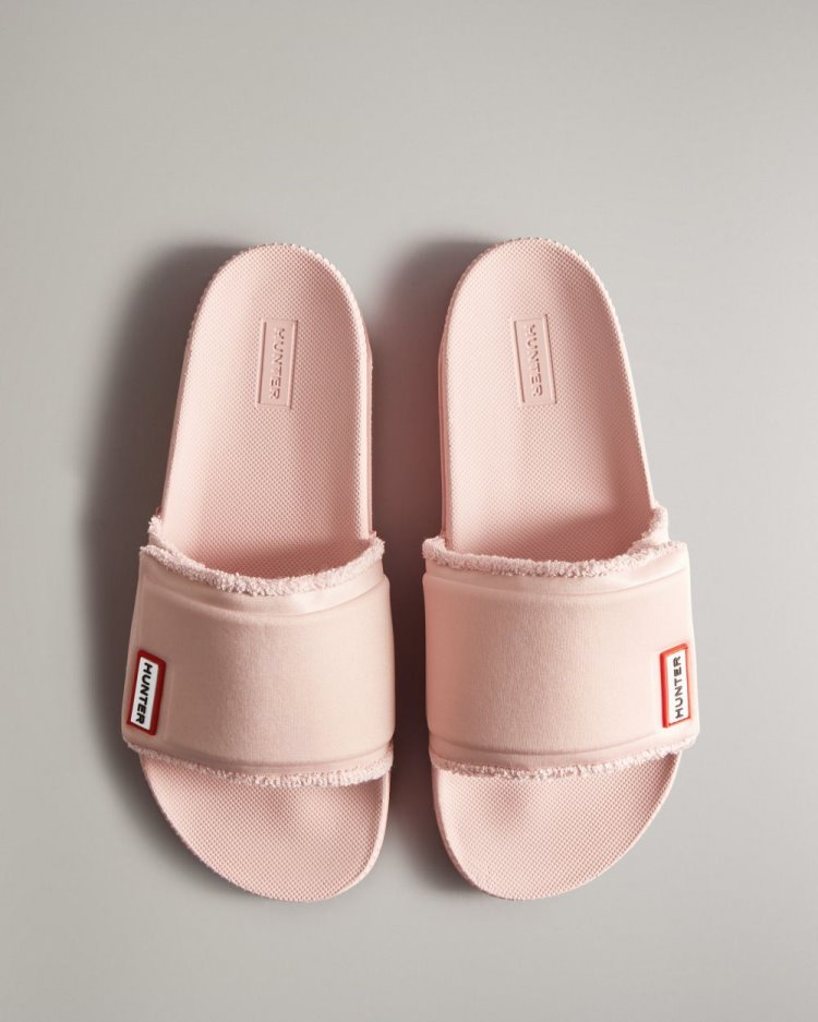 Pink Women\'s Hunter Adjustable Slides Slides South Africa | Z985JG1