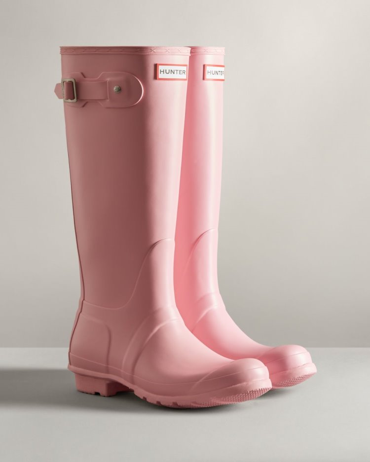 Pink Women's Hunter Original Tall Rain Boot Tall Rain Boots South Africa | K778TU2