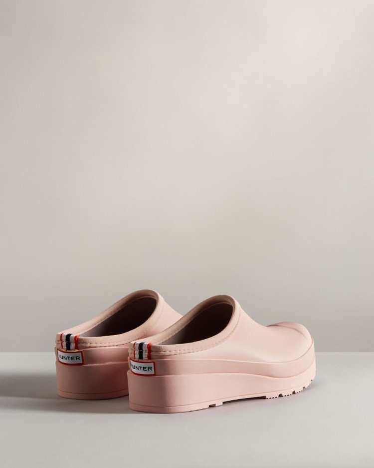 Pink Women's Hunter Play Clogs Clogs South Africa | WGTBKF8