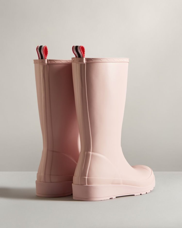 Pink Women's Hunter Play Tall Rain Boot Play Boots South Africa | 0DYMO8F