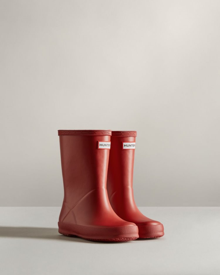 Red Kids' Hunter Original First Classic Rain Boot Short Rain Boots South Africa | 59NWBL9