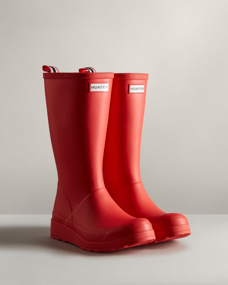 Red Women's Hunter Play Tall Rain Boot Play Boots South Africa | 3TZIHTK