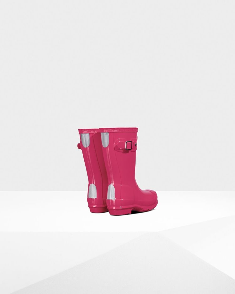 Rose Kids' Hunter Original Gloss Rain Boot Short Rain Boots South Africa | 7TXEY0L