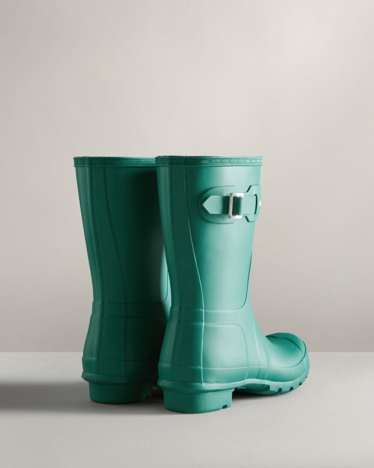 Turquoise Women's Hunter Original Short Rain Boot Short Rain Boots South Africa | 0UVB13A