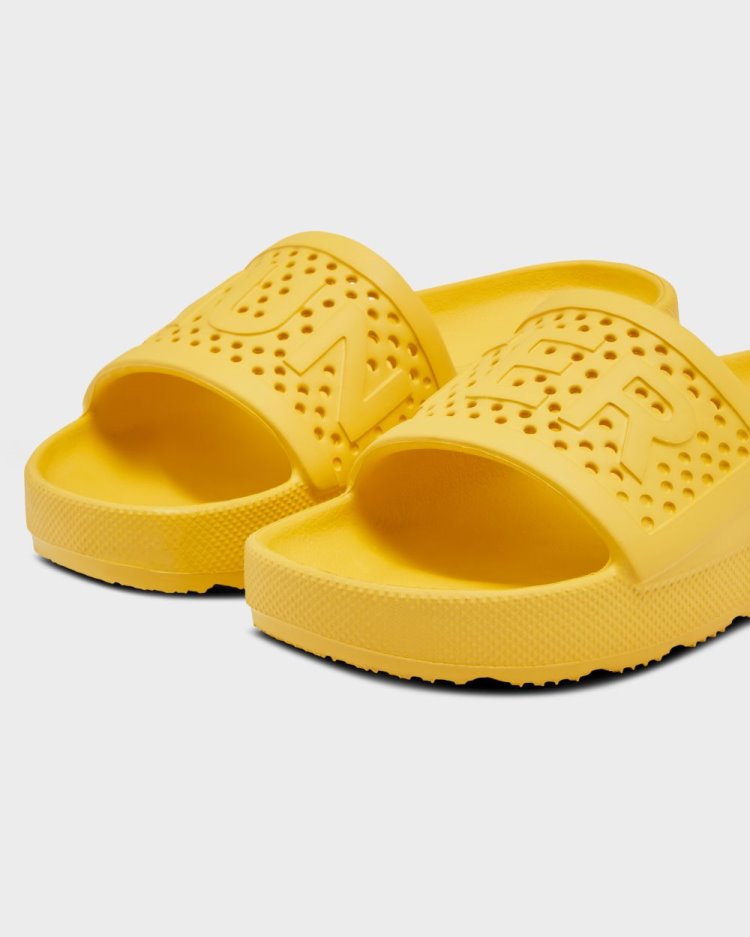 Yellow Women's Hunter Lightweight Moulded Sliders Slides South Africa | 88X72CD